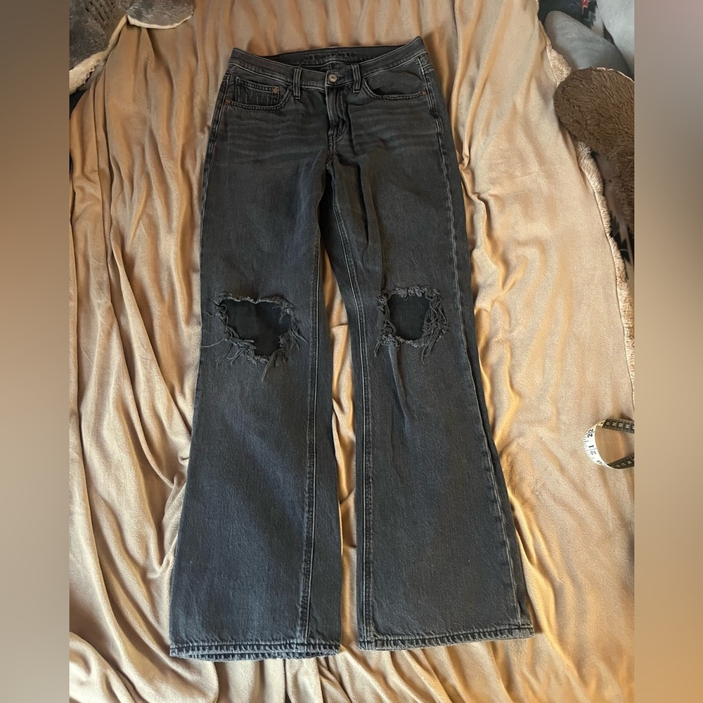 American Eagle Women's Black Jeans